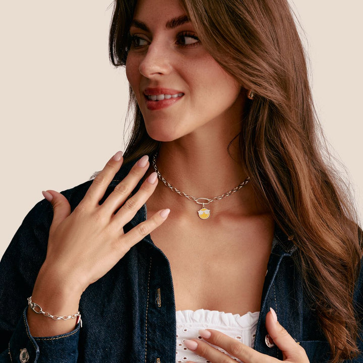 Thomas Sabo Charm Club Charming Connect Sterling Silver SMILEYWORLD® Sunglasses Charm CC1290-691-14