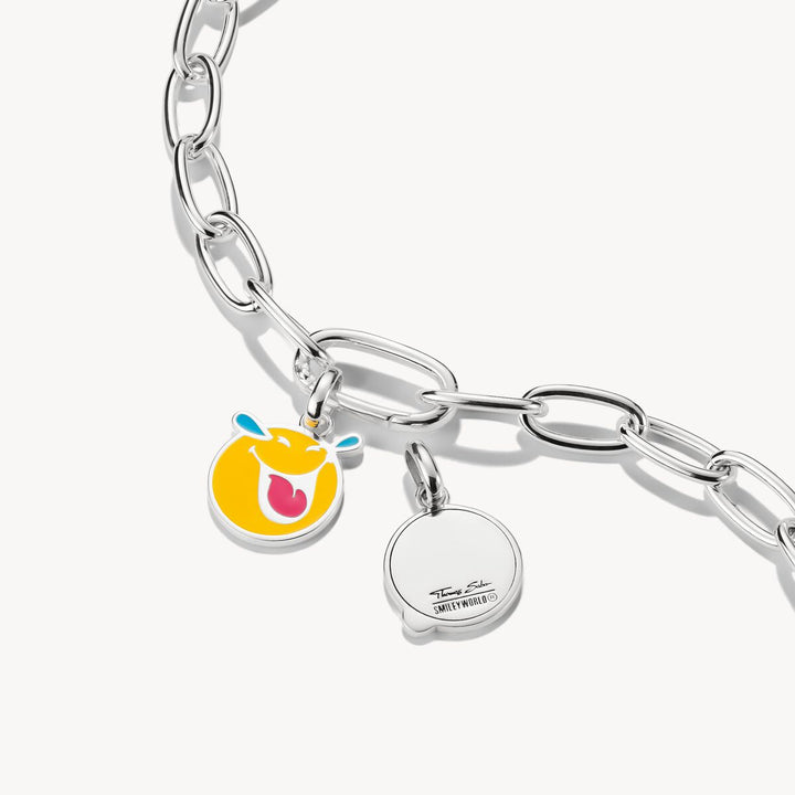 Thomas Sabo Charm Club Charming Connect Sterling Silver SMILEYWORLD®  Cheeky Charm CC1292-664-4