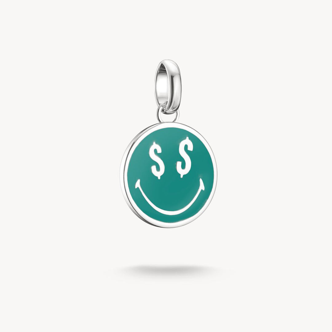 Thomas Sabo Charm Club Charming Connect Sterling Silver SMILEYWORLD® Dollars Charm CC1296-664-6