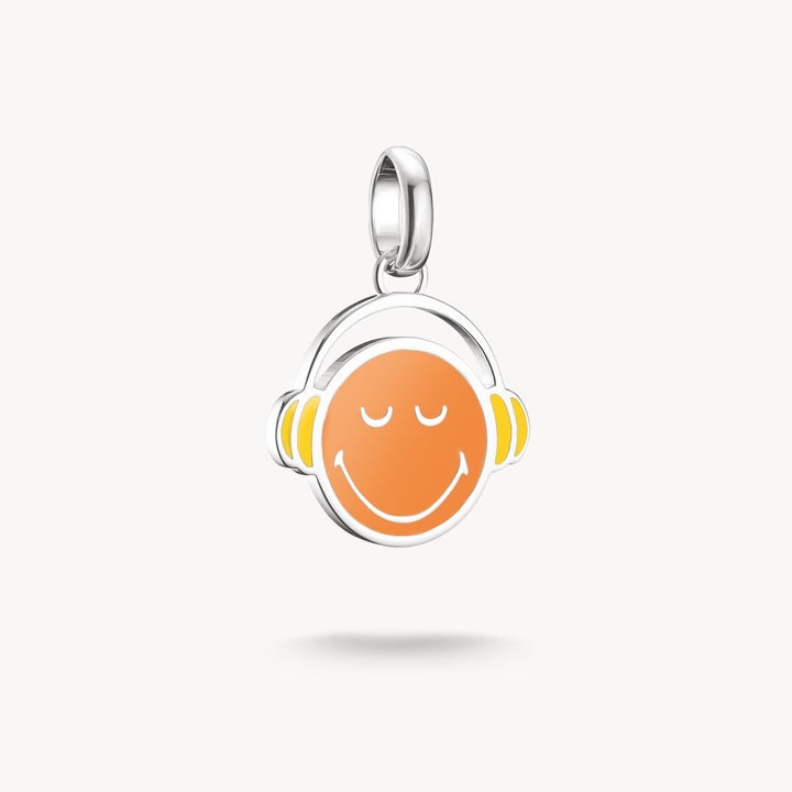 Thomas Sabo Charm Club Charming Connect Sterling Silver SMILEYWORLD® Headphones Charm CC1297-664-8