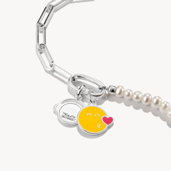 Thomas Sabo Charm Club Charming Connect Sterling Silver SMILEYWORLD® Headphones Charm CC1297-664-8