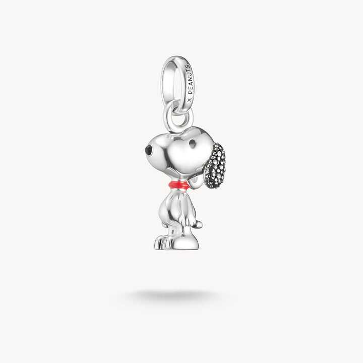 Thomas Sabo Charm Club Charming Connect Sterling Silver Peanuts Snoopy Pavé Charm CC1310-691-11