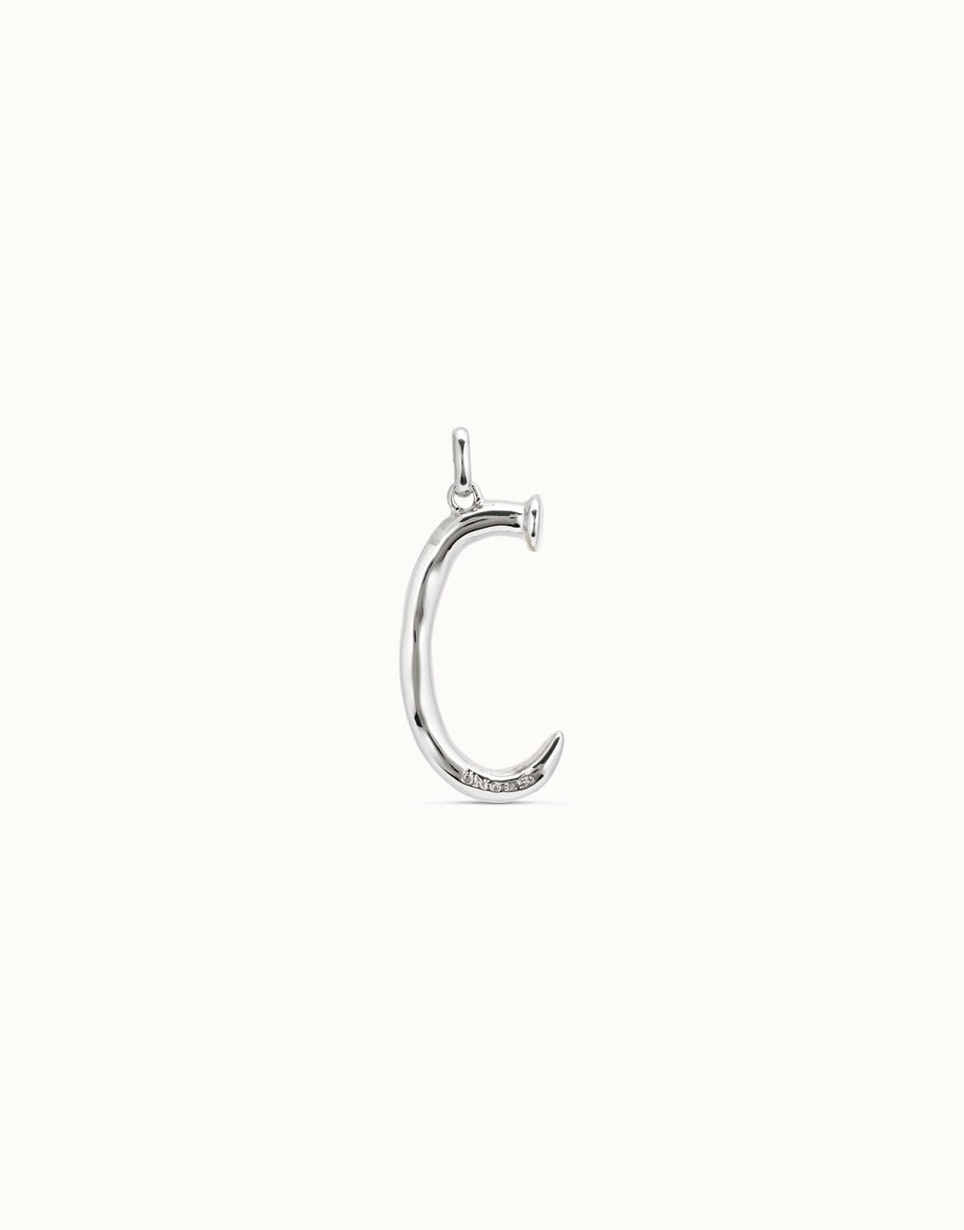 Gimme A Letter C Large Silver Metal Charm CHA0003MTL0000U