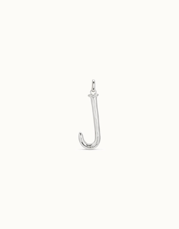 Gimme A Letter J Large Silver Metal Charm CHA0010MTL0000U