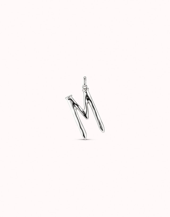 Gimme A Letter M Large Silver Metal Charm CHA0013MTL0000U
