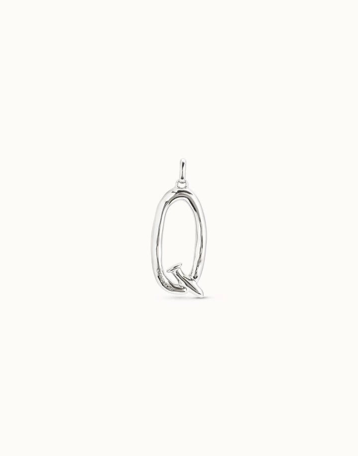 Gimme A Letter Q Large Silver Metal Charm CHA0017MTL0000U