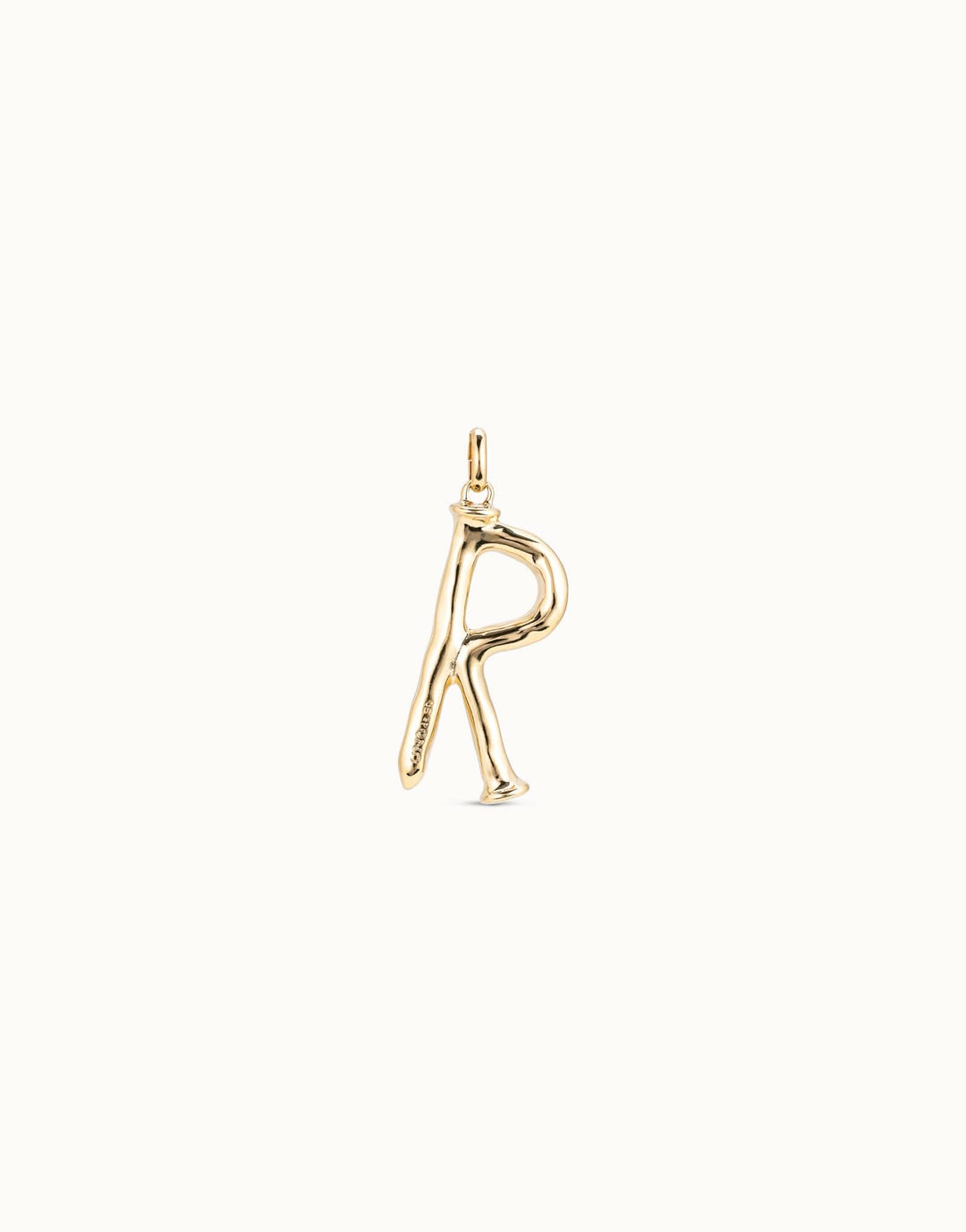 Gimme A Letter R Large Golden Metal Charm CHA0018ORO0000U