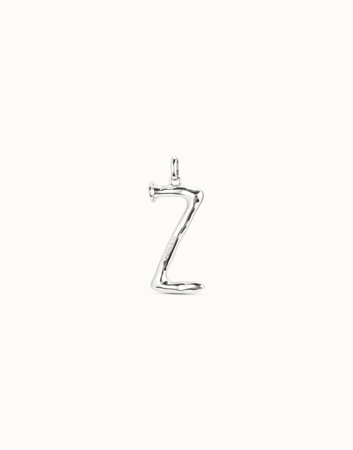 Gimme A Letter Z Large Silver Metal Charm CHA0026MTL0000U