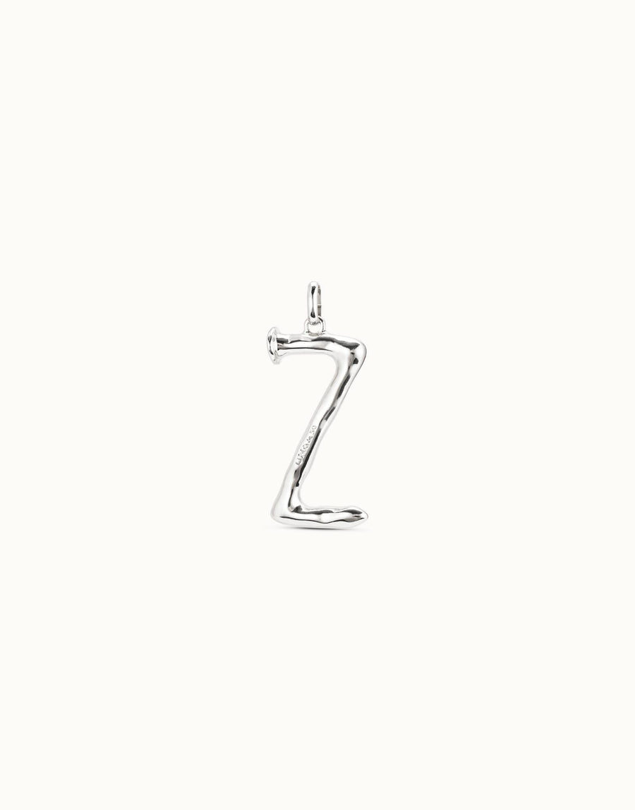 Gimme A Letter Z Large Silver Metal Charm CHA0026MTL0000U