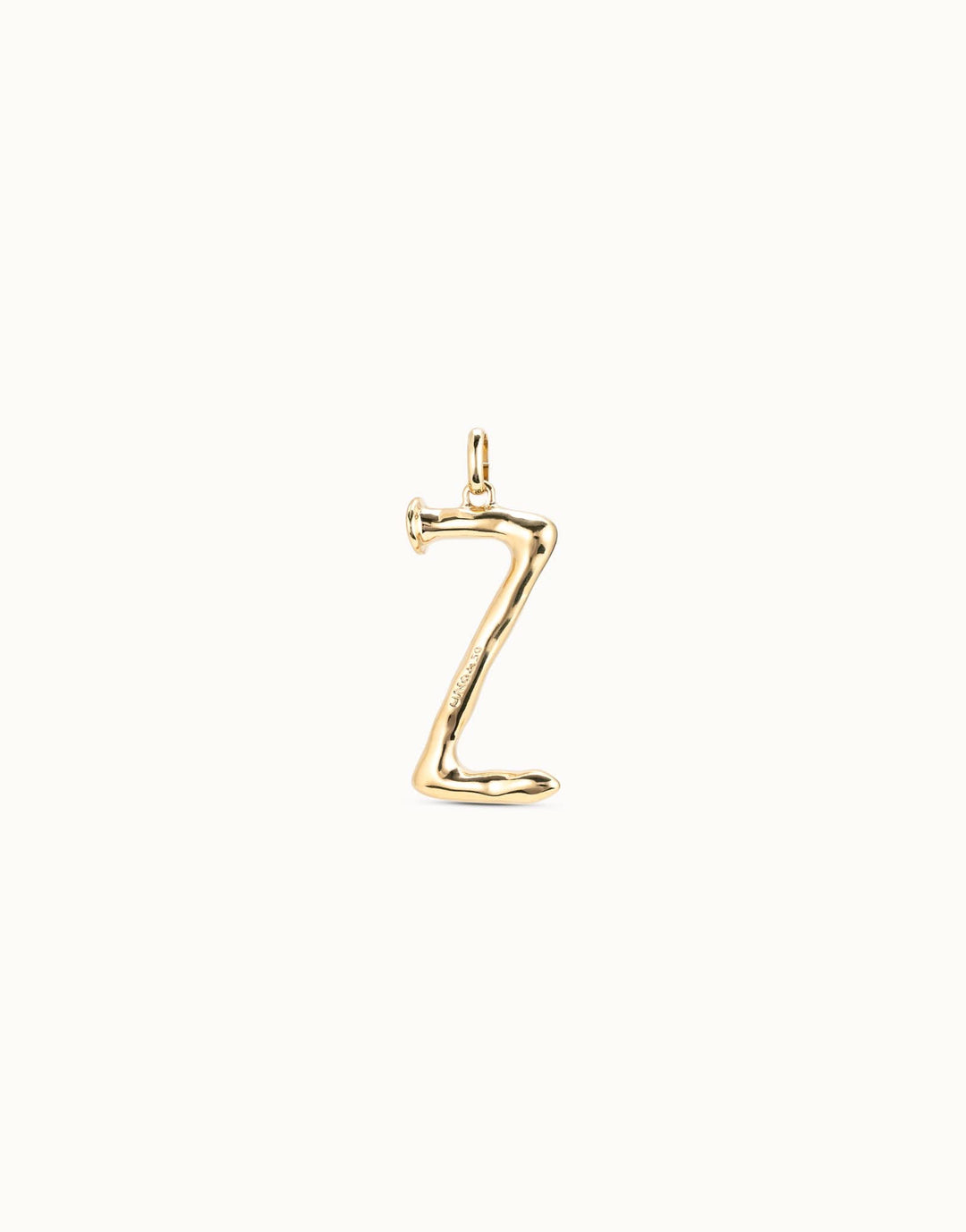 Gimme A Letter Z Large Golden Metal Charm CHA0026ORO0000U