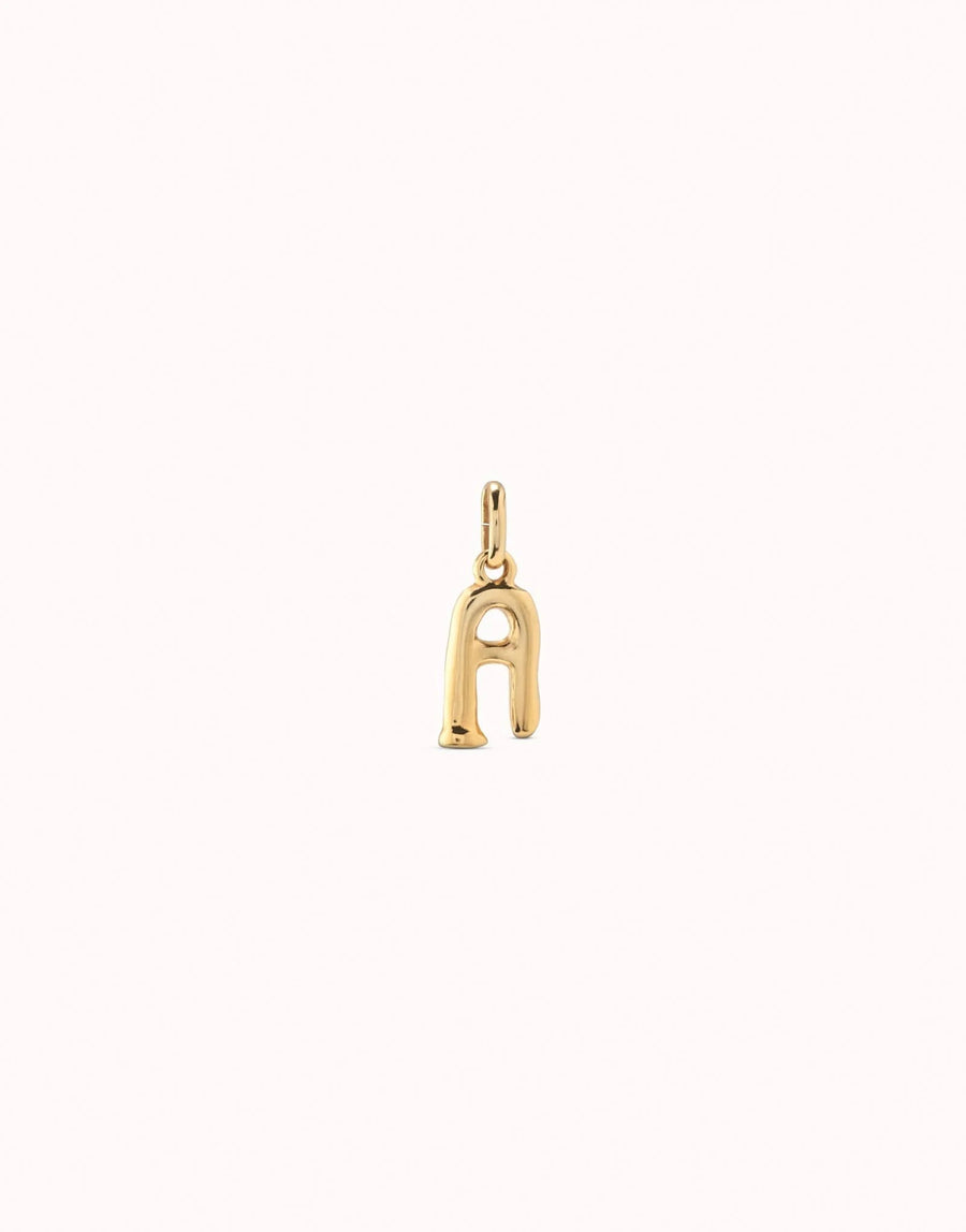 Gimme A Letter A Golden Metal Charm CHA0027ORO0000U