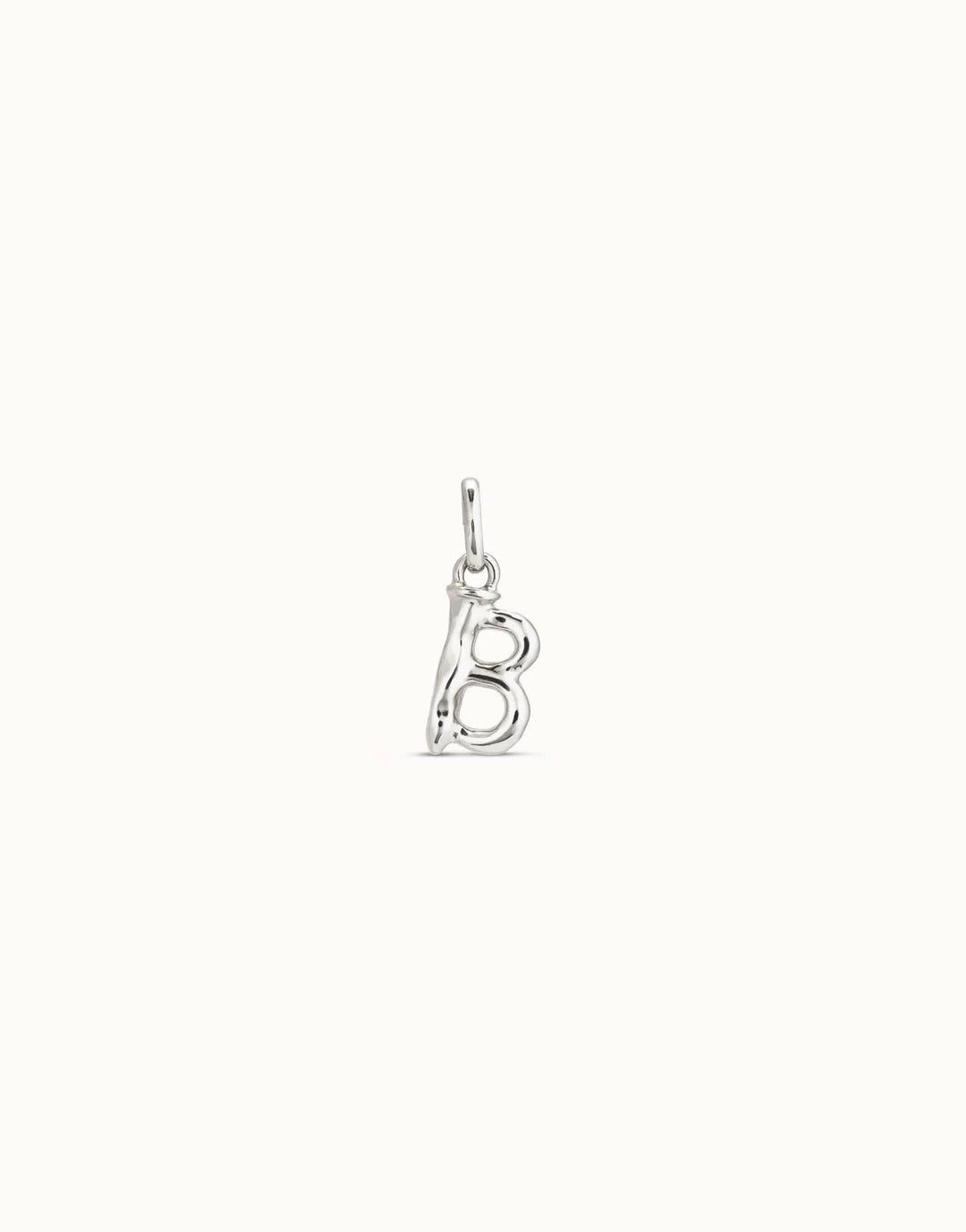 Gimme A Letter B Silver Metal Charm CHA0028MTL0000U