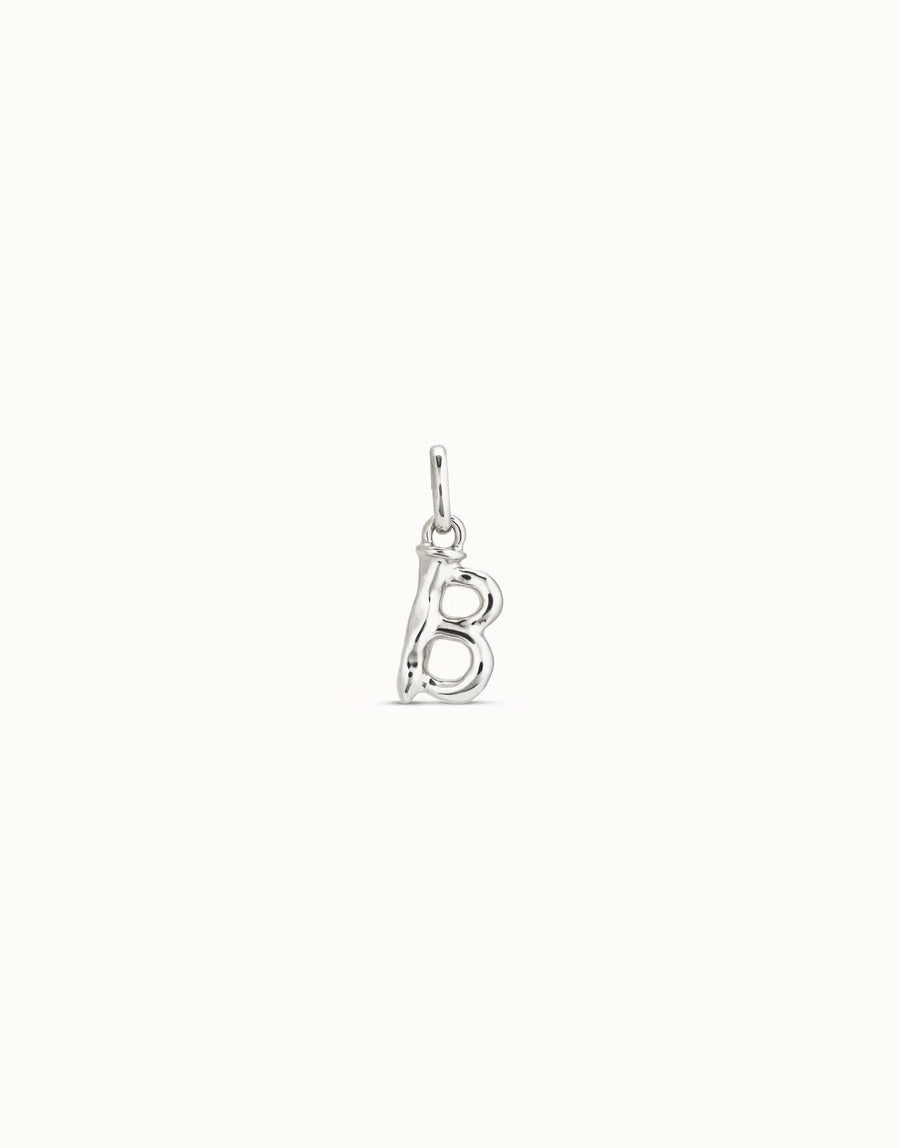 Gimme A Letter B Silver Metal Charm CHA0028MTL0000U