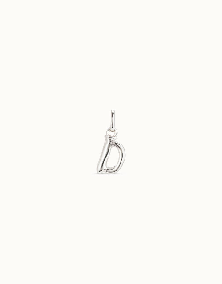 Gimme Me A Letter D Silver Metal Charm CHA0030MTL0000U