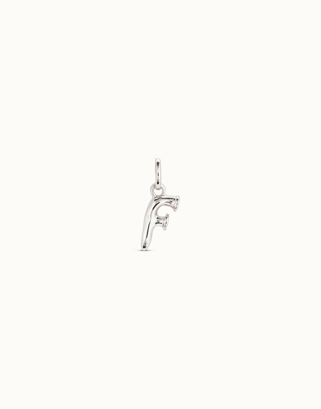 Gimme Me A Letter F Silver Metal Charm CHA0032MTL0000U