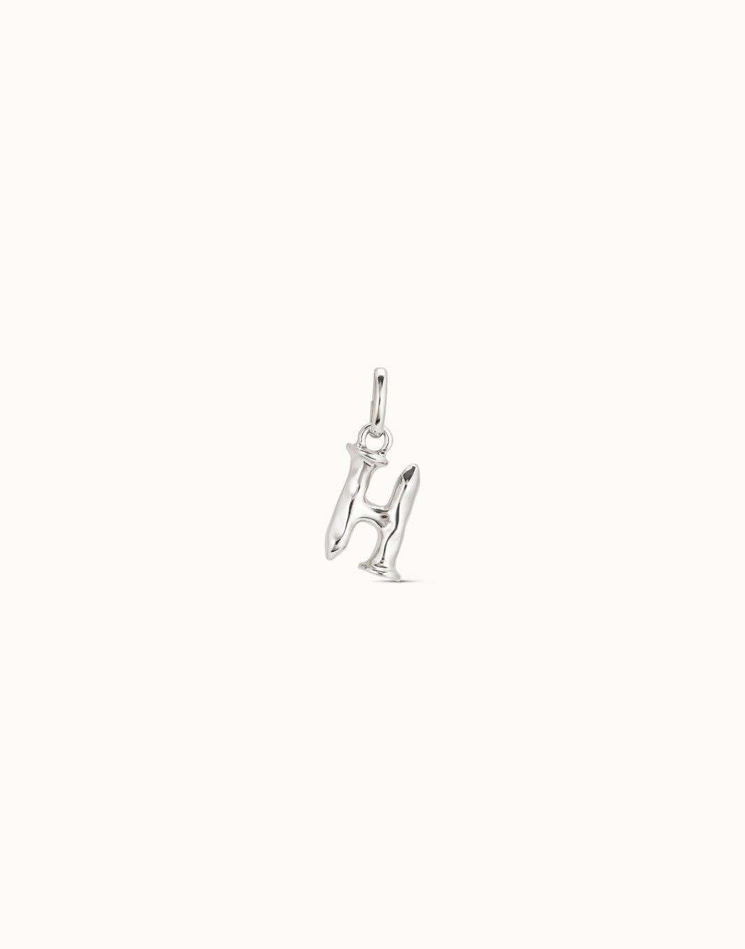 Gimme A Letter H Silver Metal Charm CHA0034MTL0000U