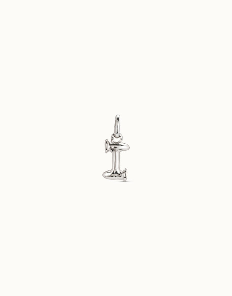 Gimme Me A Letter I Silver Metal Charm CHA0035MTL0000U