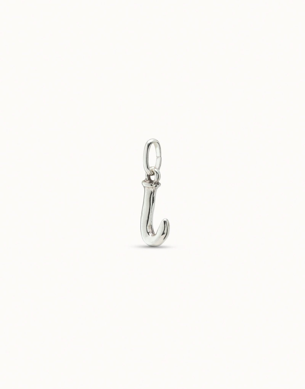 Gimme A Letter J Silver Metal Charm CHA0036MTL0000U