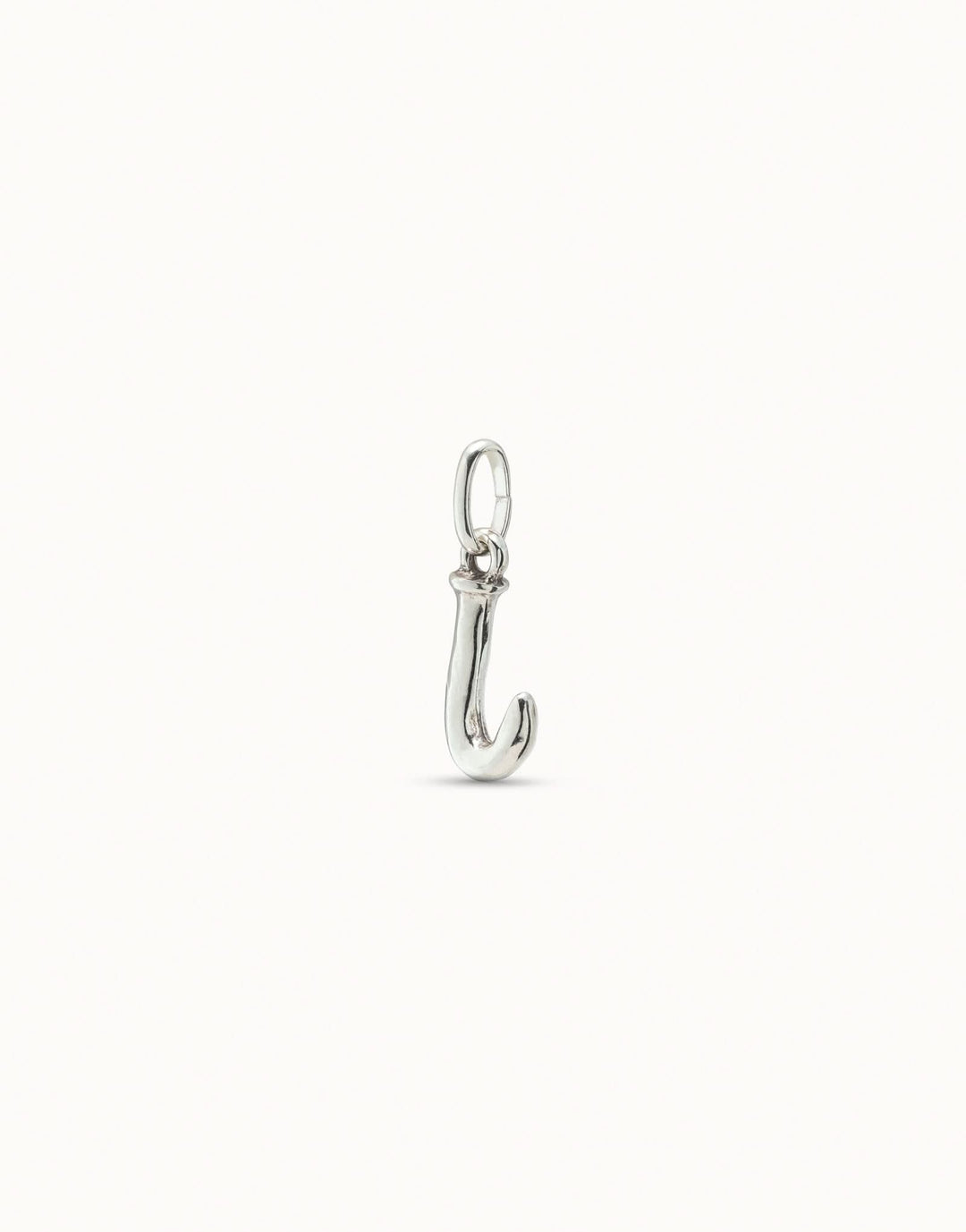Gimme A Letter J Silver Metal Charm CHA0036MTL0000U