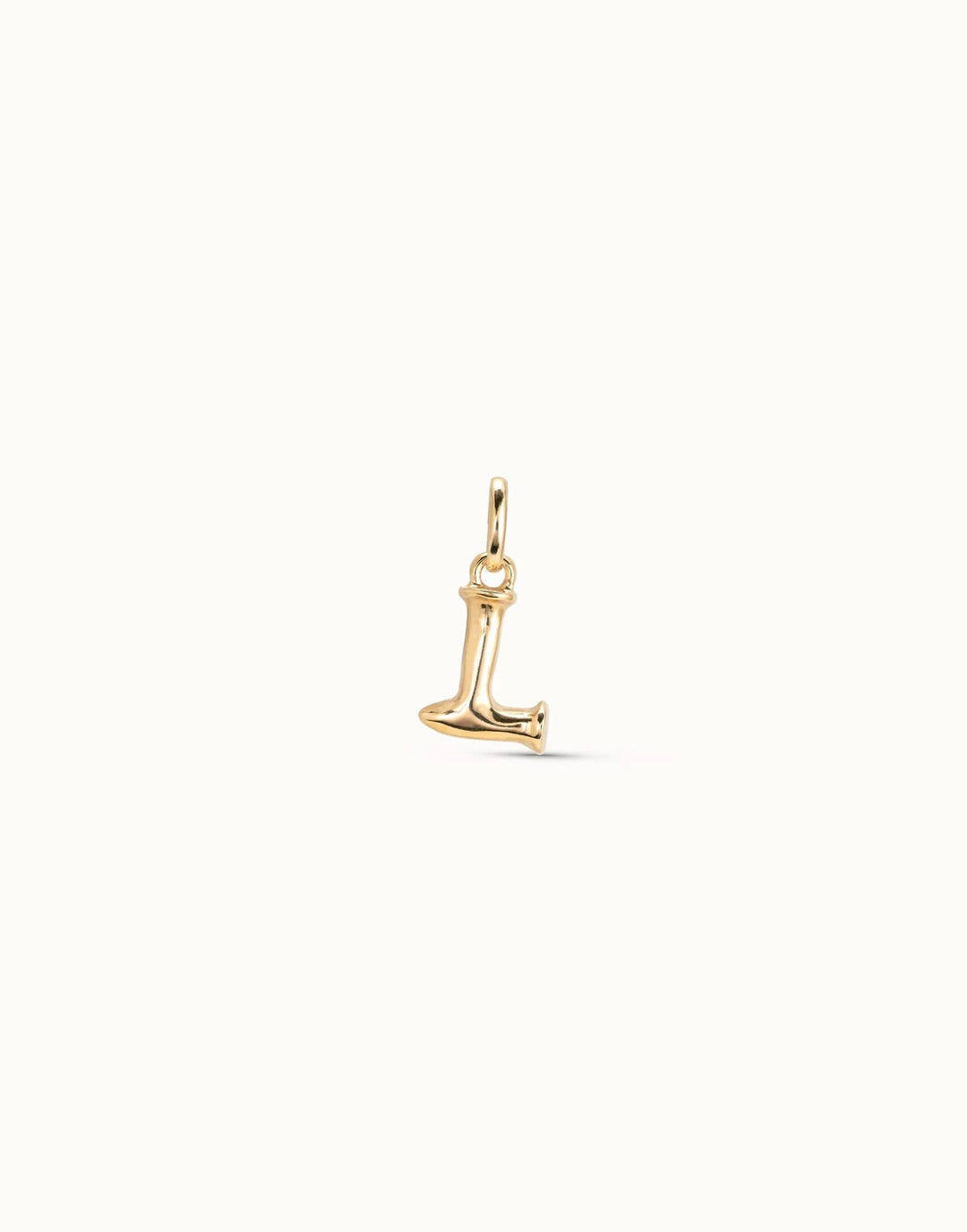 Gimme A Letter L Golden Metal Charm CHA0038ORO0000U