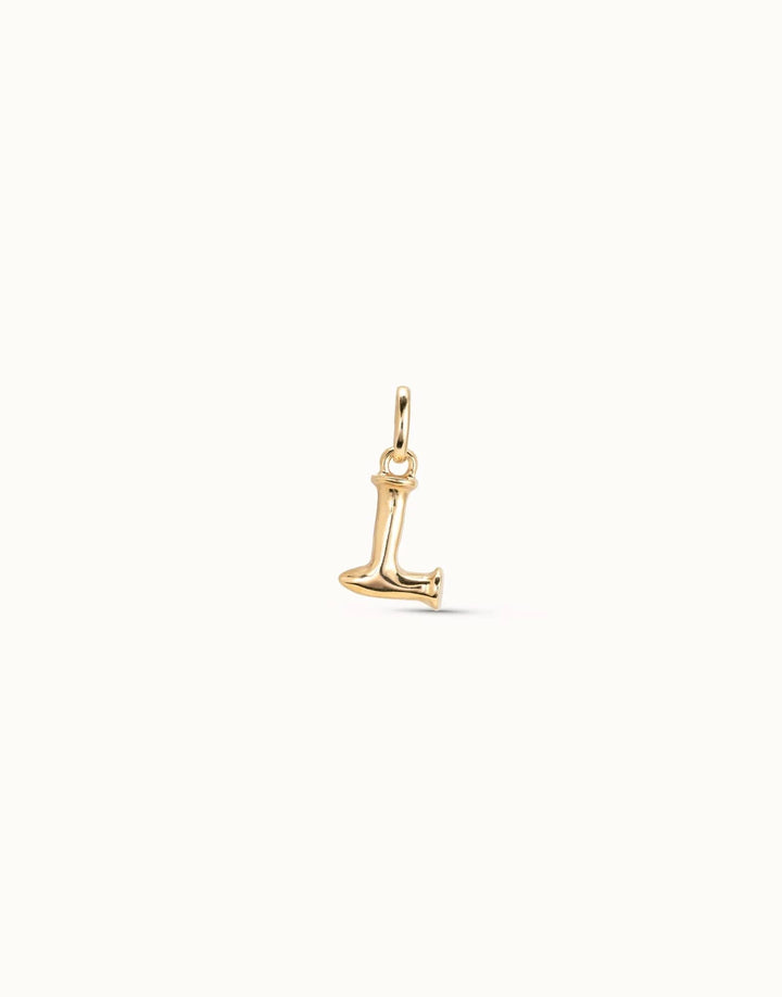 Gimme A Letter L Golden Metal Charm CHA0038ORO0000U