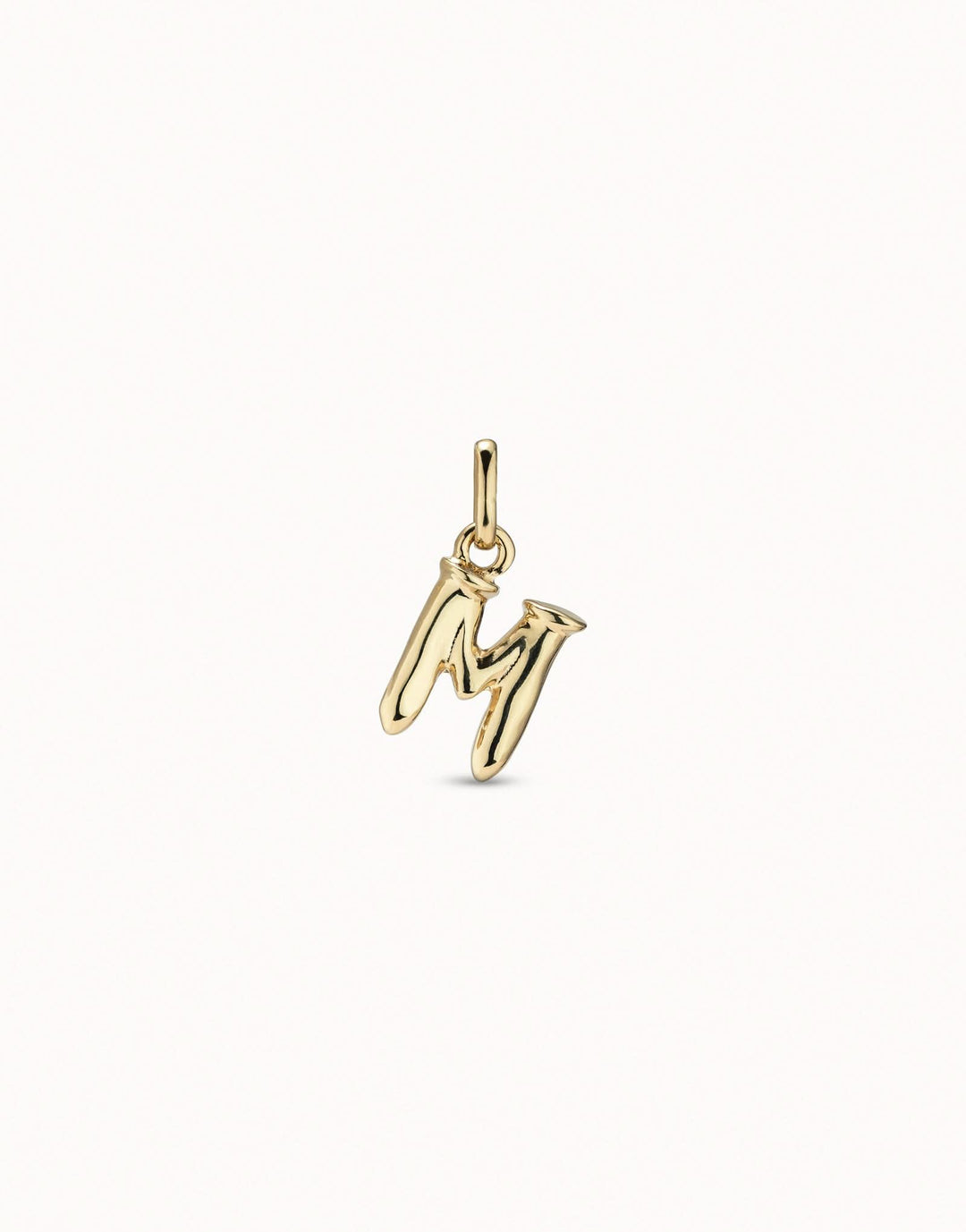 Gimme A Letter M Golden Metal Charm CHA0039ORO0000U