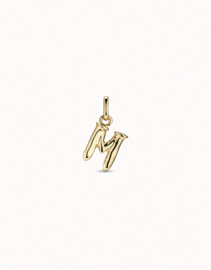 Gimme A Letter M Golden Metal Charm CHA0039ORO0000U