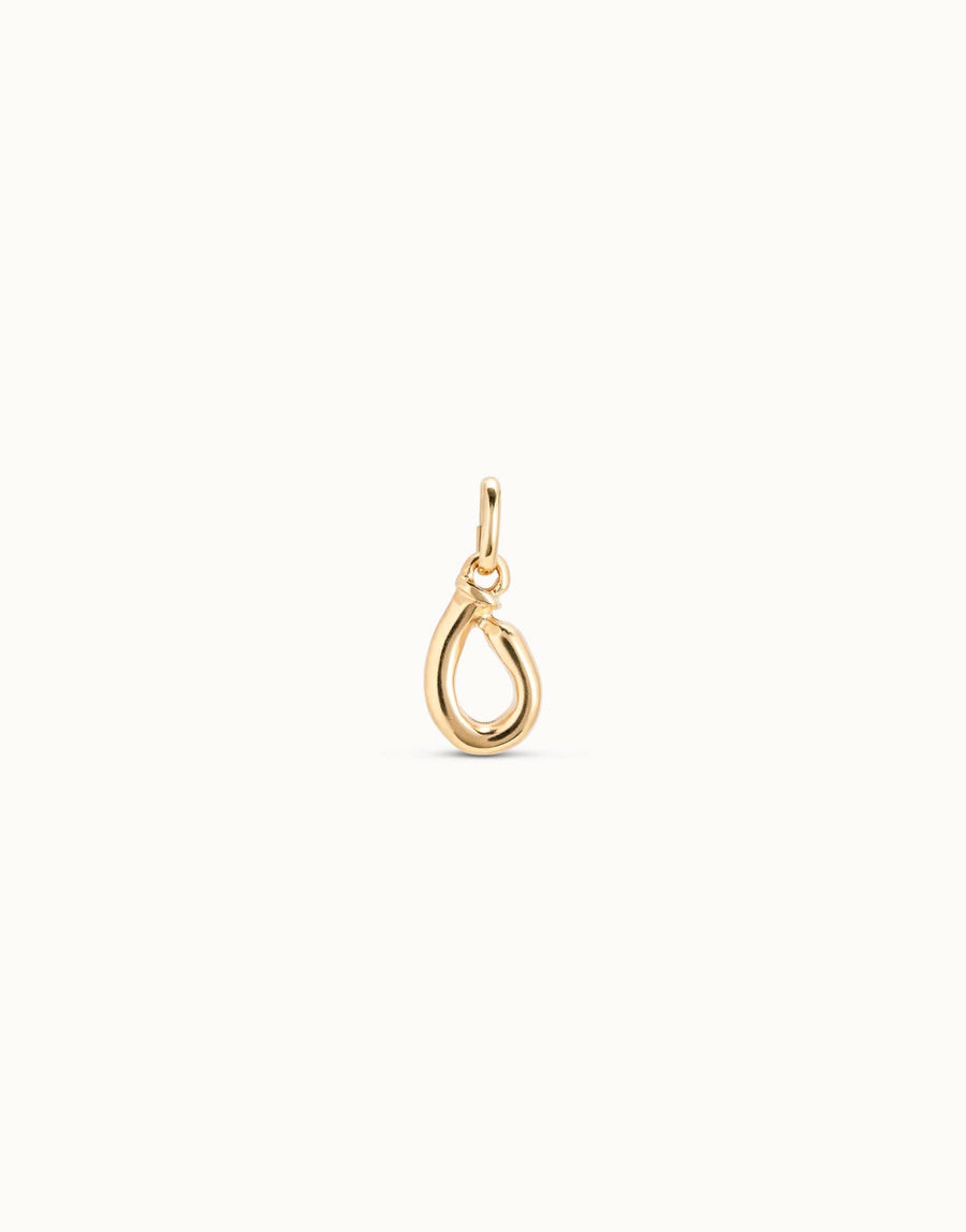 Gimme A Letter O Golden Metal Charm CHA0041ORO0000U