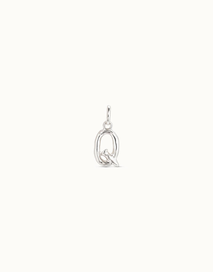 Gimme A Letter Q Silver Metal Charm CHA0043MTL0000U