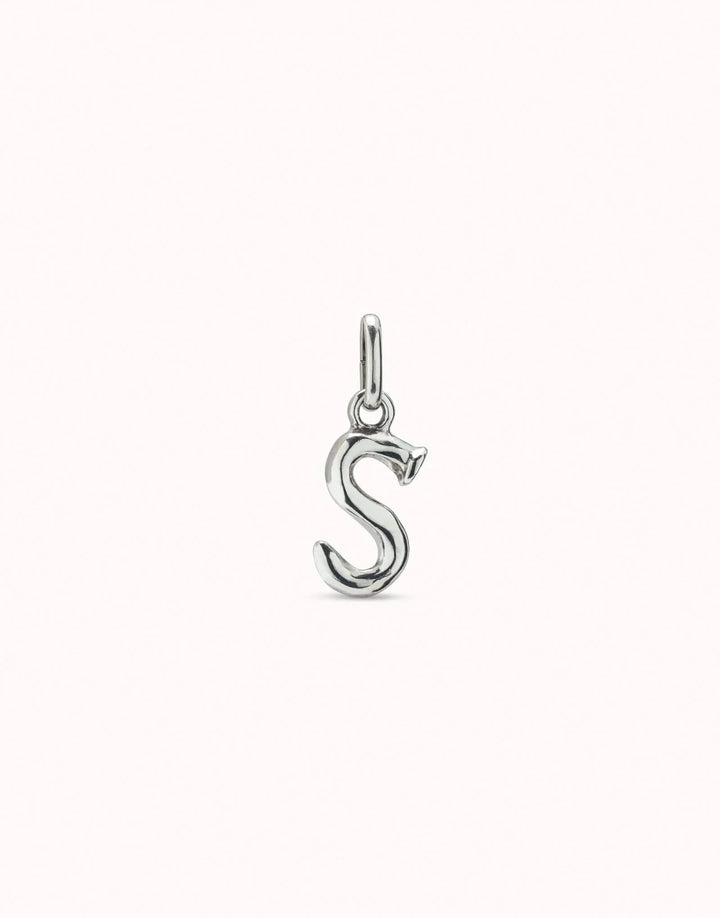 Gimme A Letter S Silver Metal Charm CHA0045MTL0000U