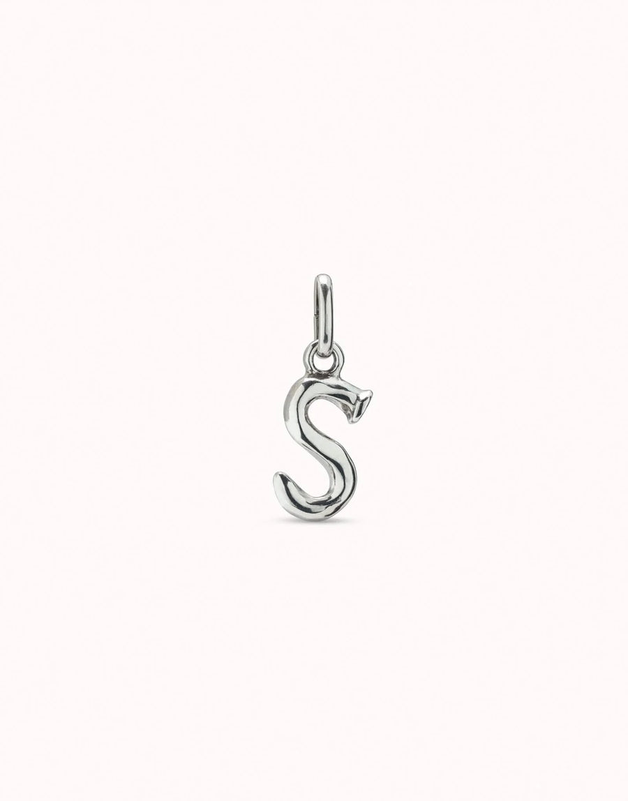 Gimme A Letter S Silver Metal Charm CHA0045MTL0000U