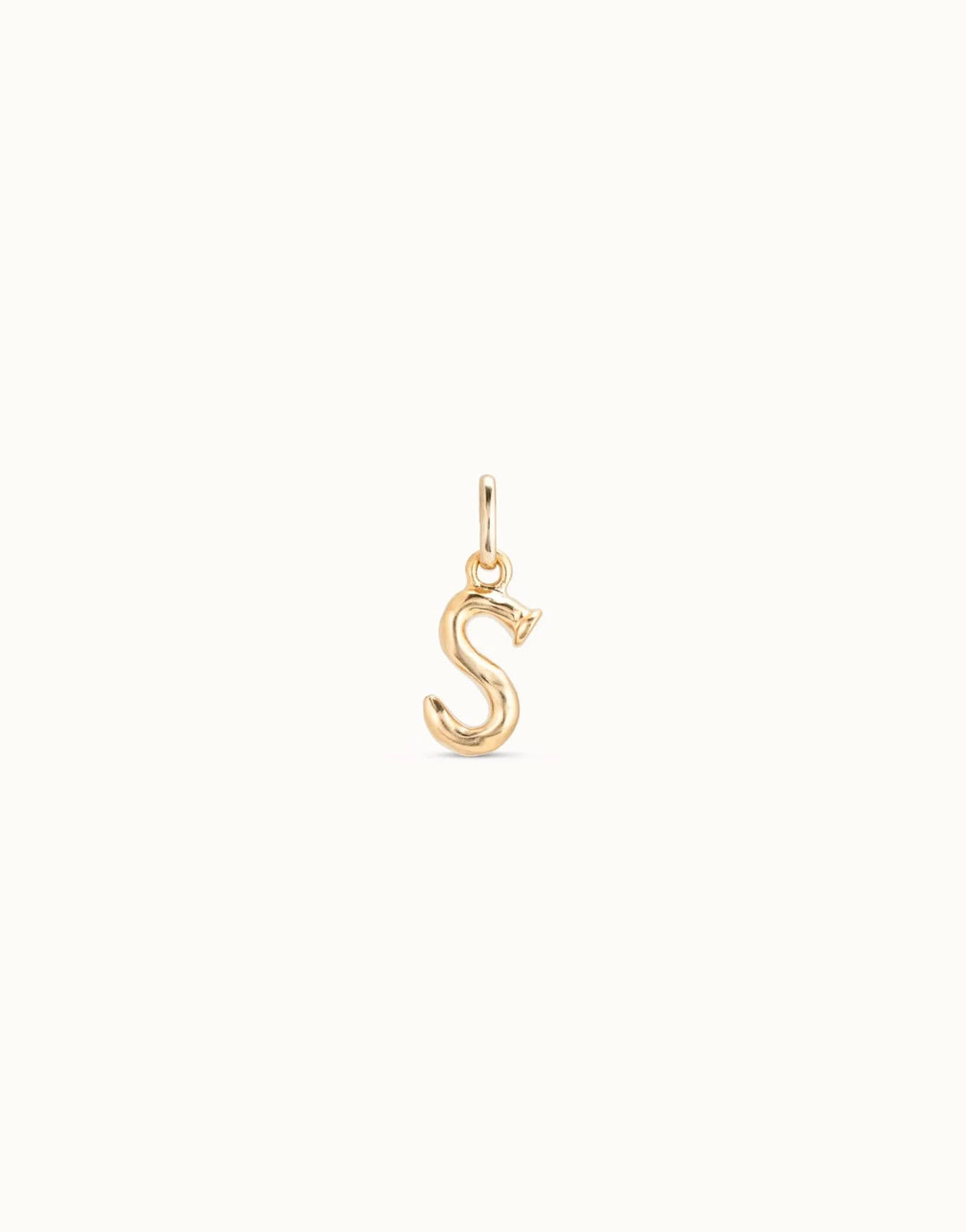 Gimme A Letter S Golden Metal Charm CHA0045ORO0000U