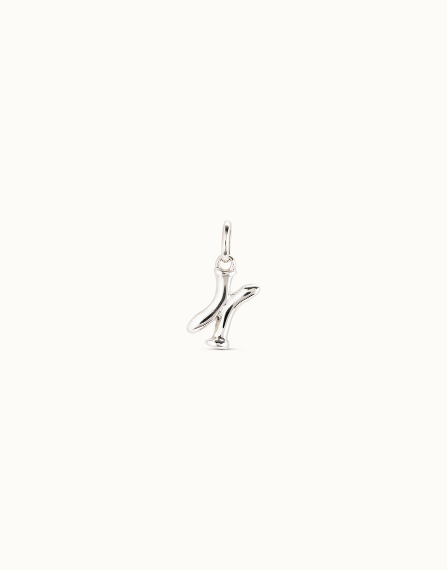 Gimme A Letter X Silver Metal Charm CHA0050MTL0000U