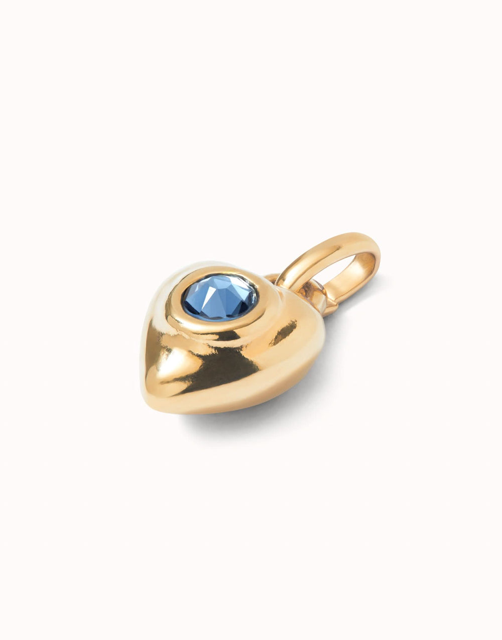 18k Gold Plated Hazte Blue Heart Charm CHA0214AZUORO0U