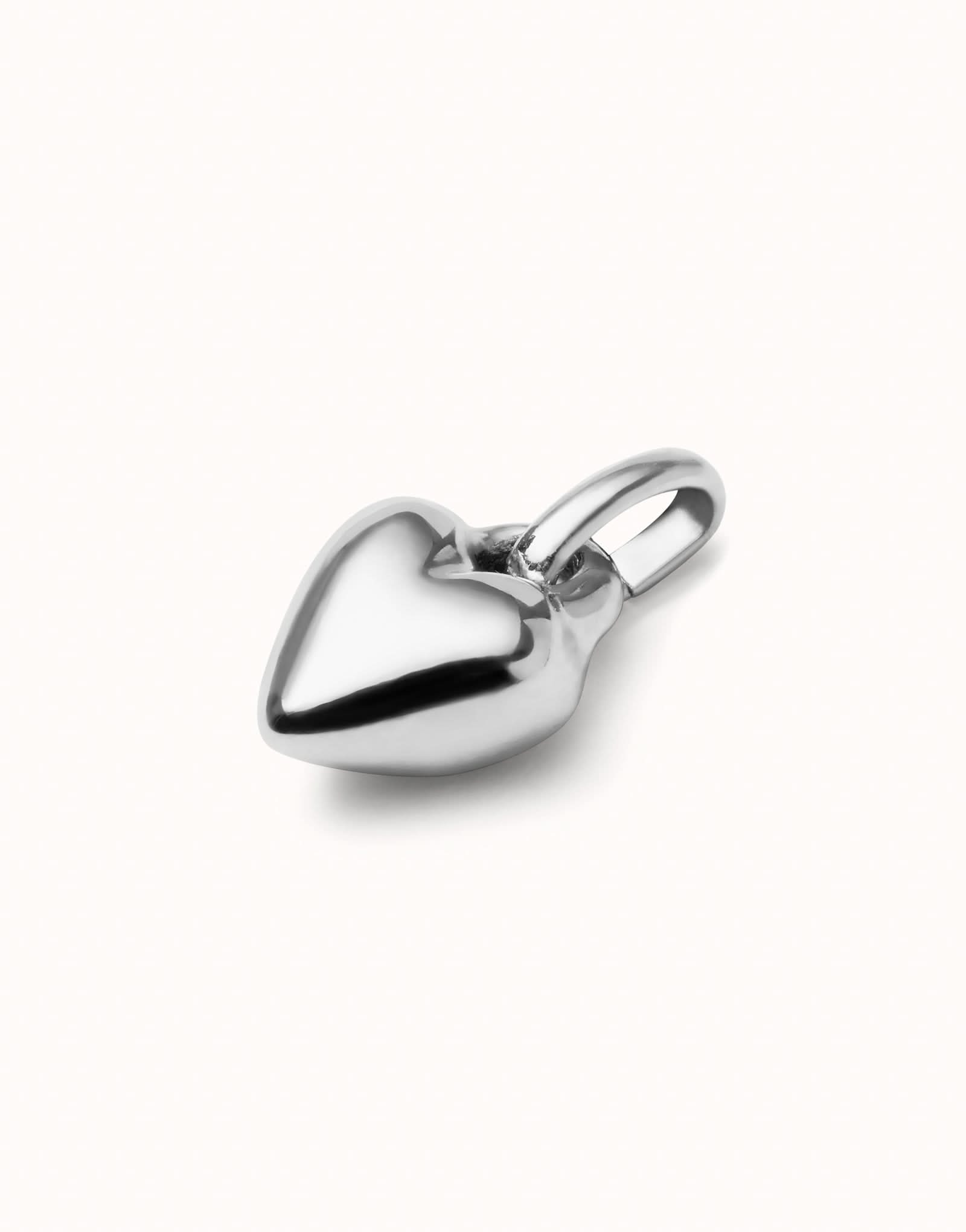 Sterling Silver Plated Hazte Silver Heart Charm CHA0252MTL0000U