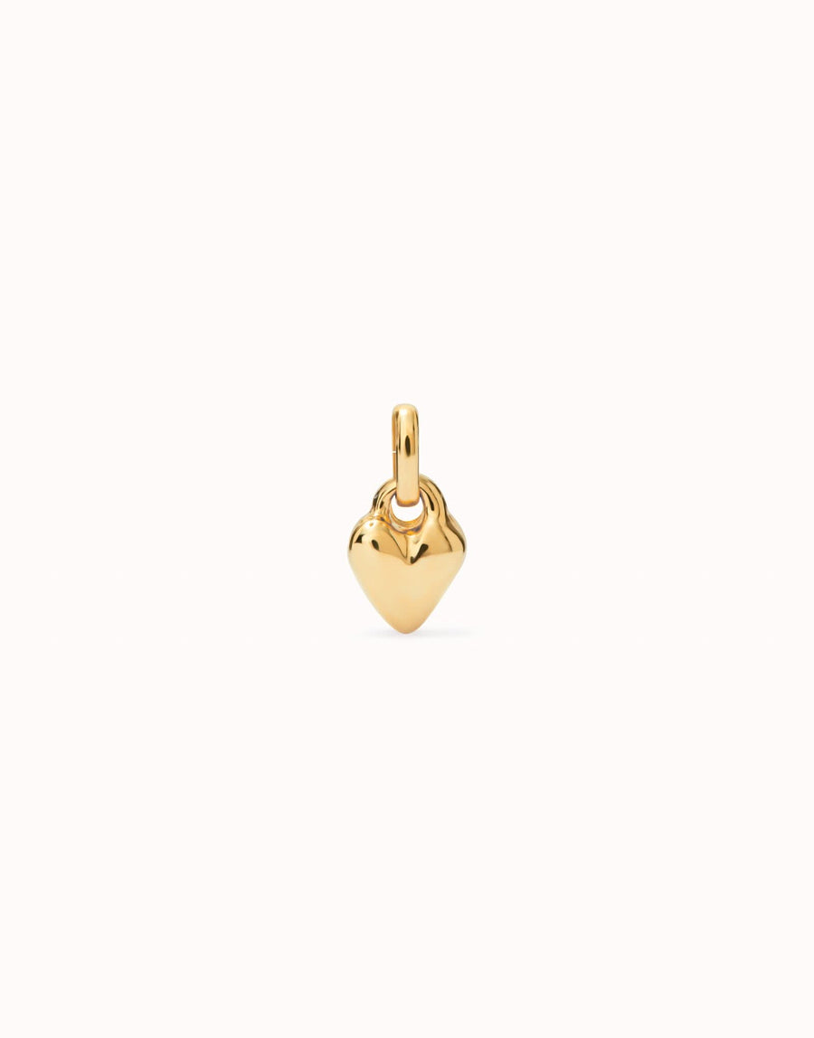 18k Gold Plated Hazte Gold Heart Charm CHA0252ORO0000U