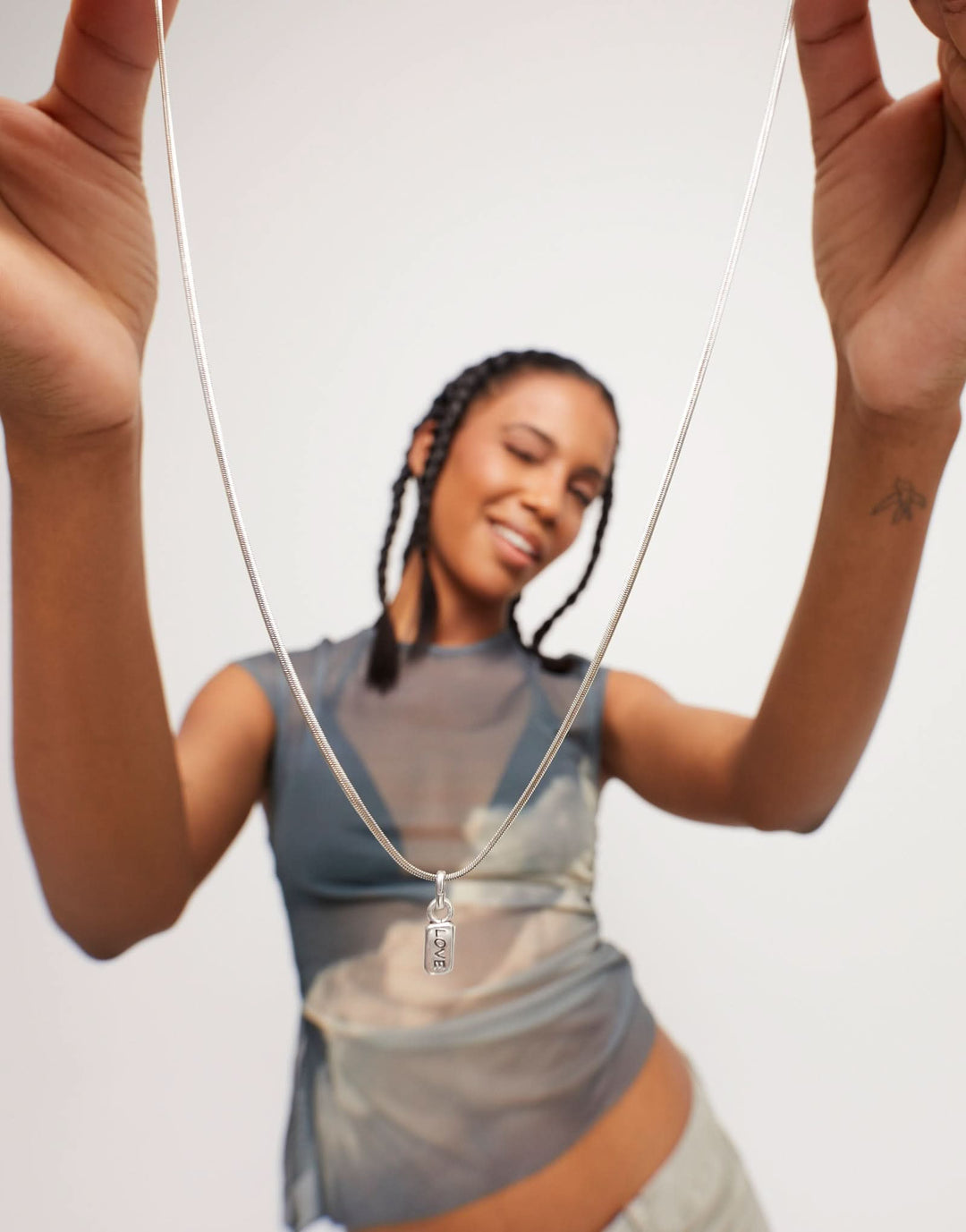 Sterling Silver Plated Hazte Silver Love Charm CHA0257MTL0000U