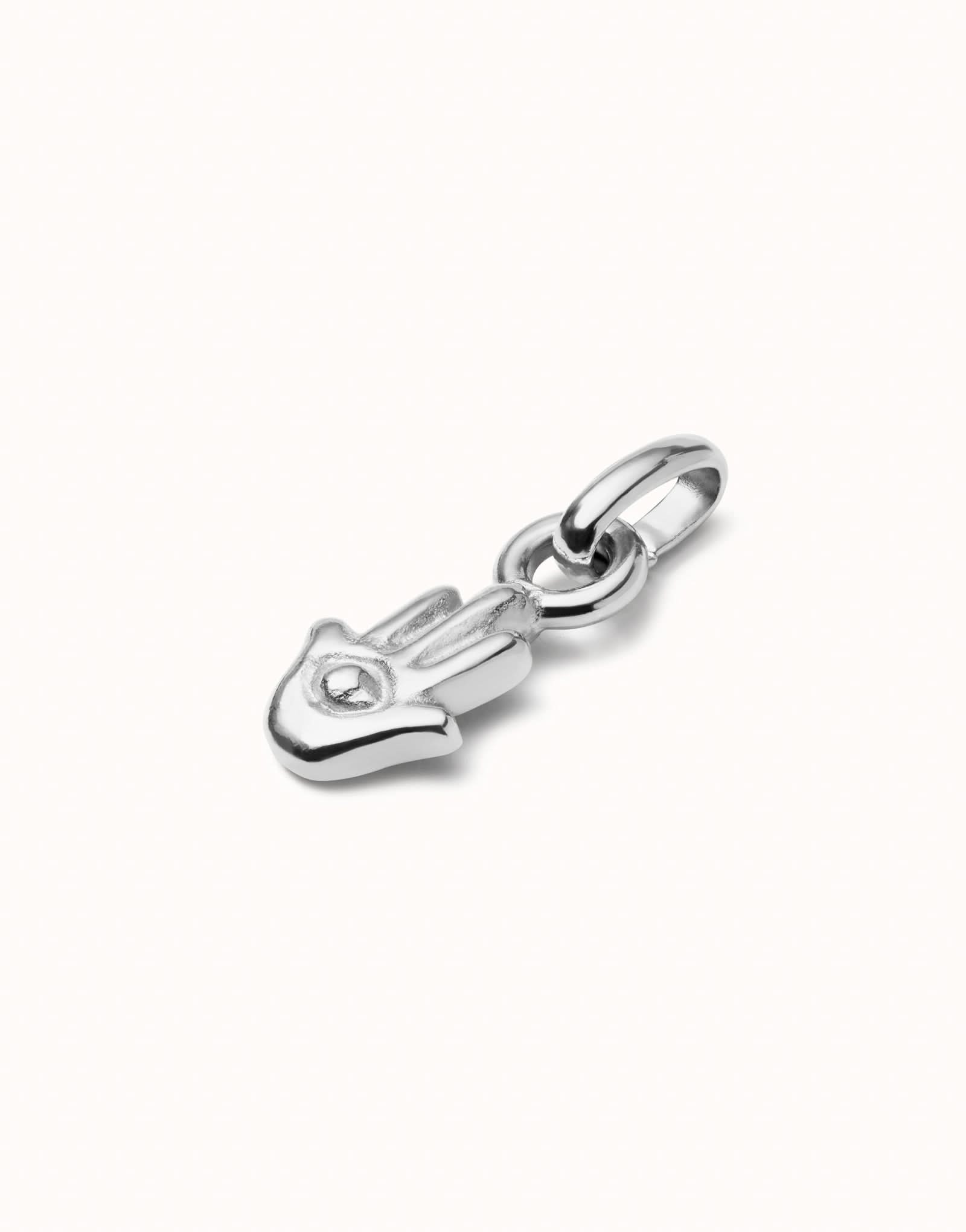 Sterling Silver Plated Hazte Silver Hamsa Charm CHA0259MTL0000U