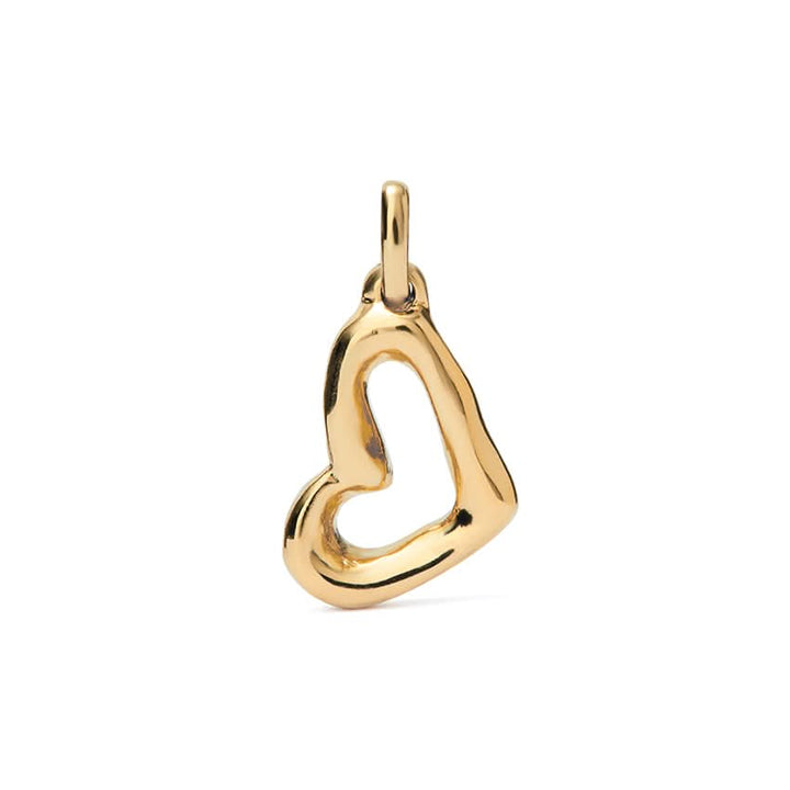 18k Gold Plated Hazte Gold Heart Charm CHA0262ORO0000U