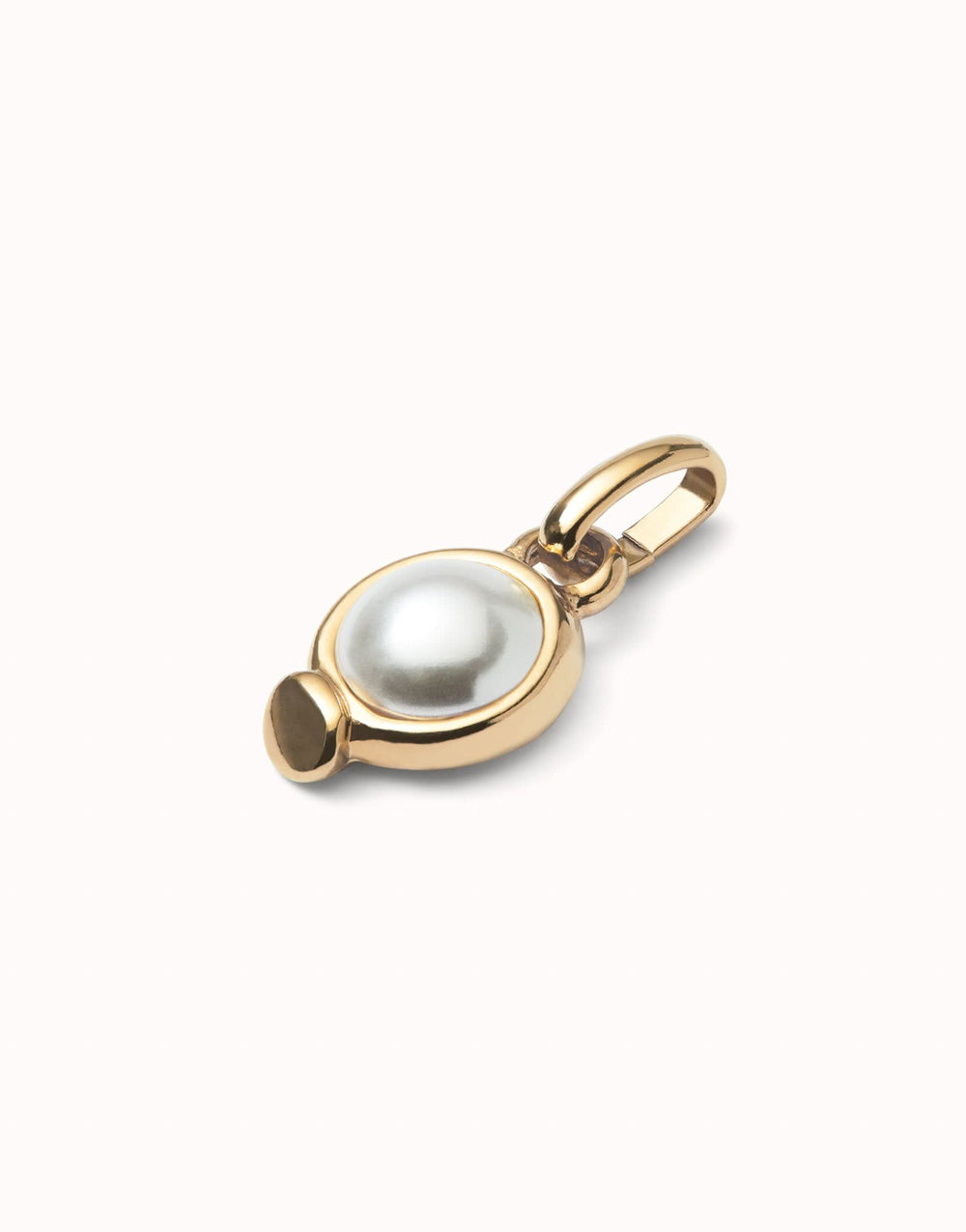 18k Gold Plated Hazte White Pearl Charm CHA0267BLCORO0U