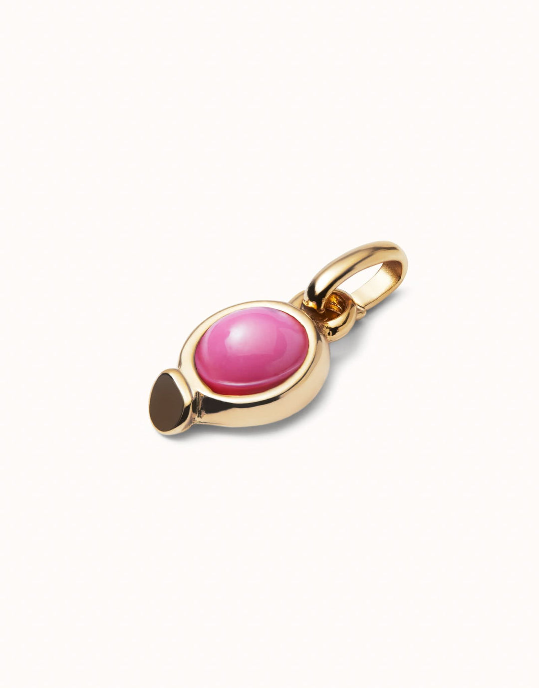 18k Gold Plated Hazte Pink Stone Charm CHA0267RSAORO0U