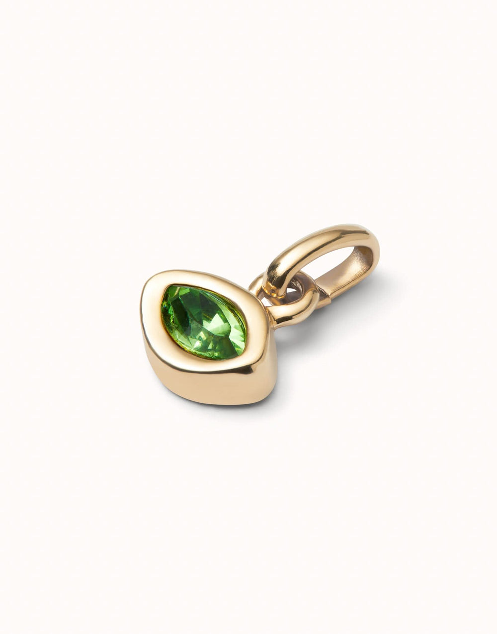 18k Gold Plated Hazte Green Charm CHA0270VRDORO0U
