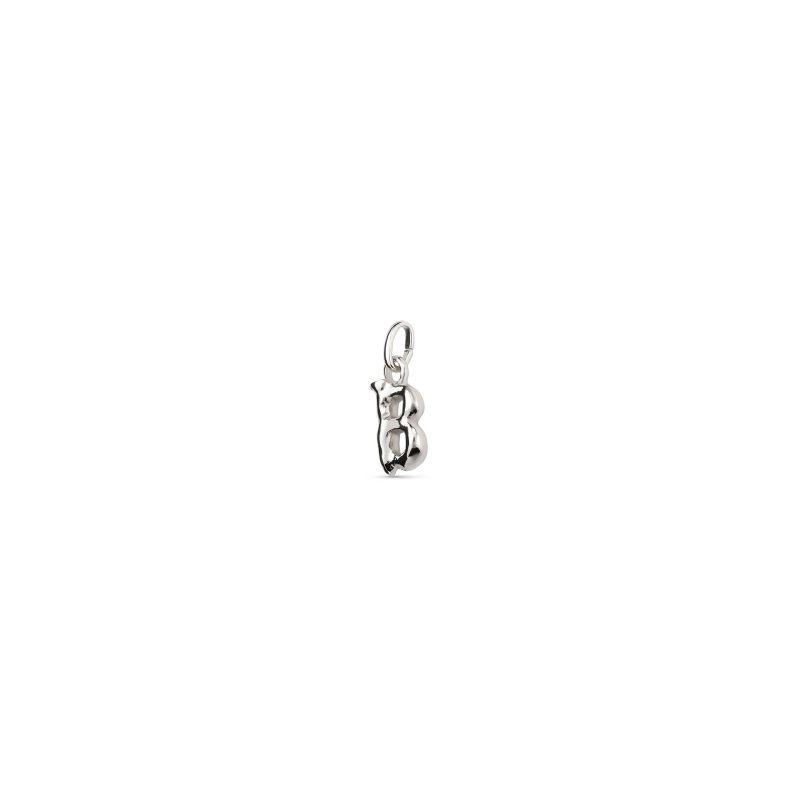 Sterling Silver Plated Hazte Silver Letter B Charm CHA0274MTL0000U