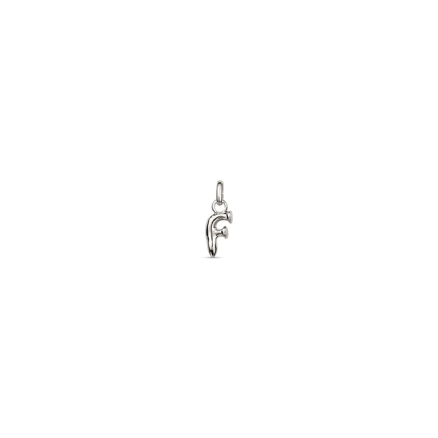 Sterling Silver Plated Hazte Silver Letter F Charm CHA0278MTL0000U