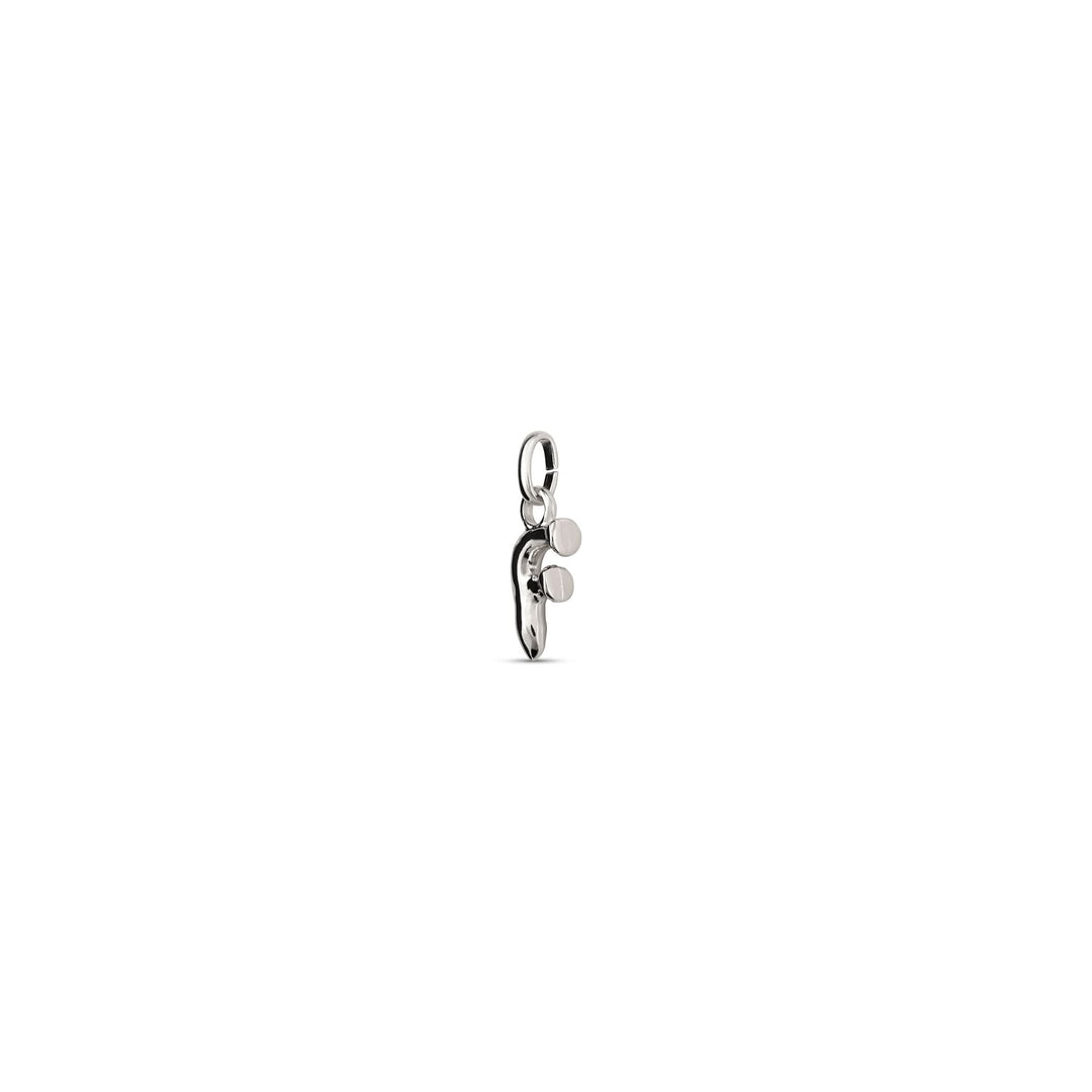 Sterling Silver Plated Hazte Silver Letter F Charm CHA0278MTL0000U