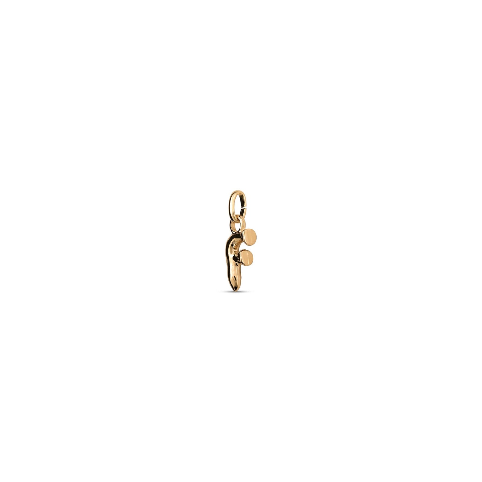 18k Gold Plated Hazte Gold Letter F Charm CHA0278ORO0000U
