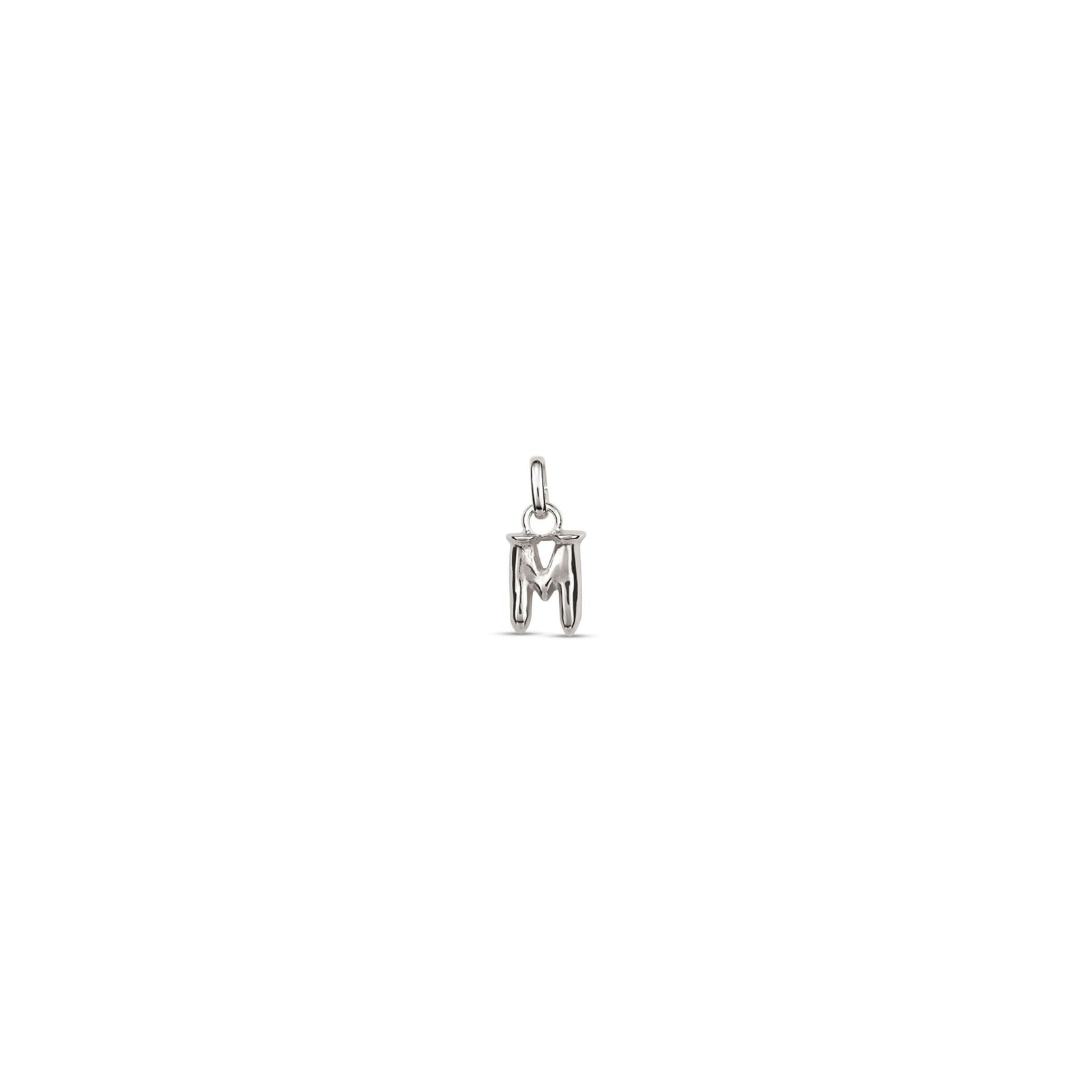 Sterling Silver Plated Hazte Silver Letter M Charm CHA0285MTL0000U