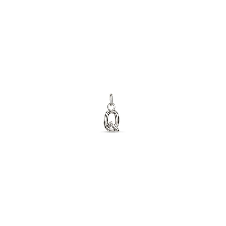 Sterling Silver Plated Hazte Silver Letter Q Charm CHA0289MTL0000U