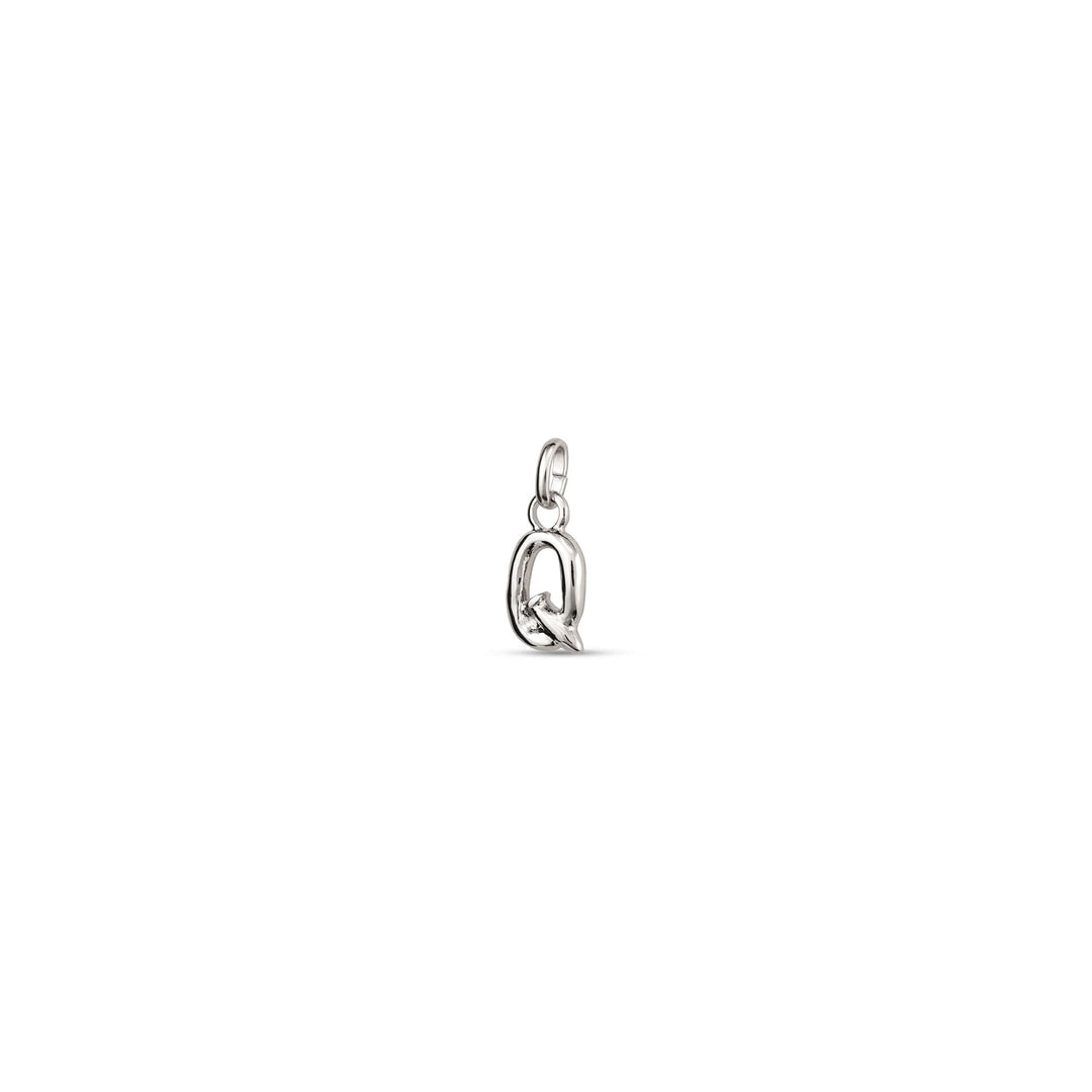 Sterling Silver Plated Hazte Silver Letter Q Charm CHA0289MTL0000U