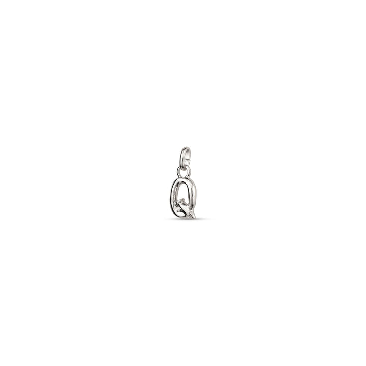 Sterling Silver Plated Hazte Silver Letter Q Charm CHA0289MTL0000U